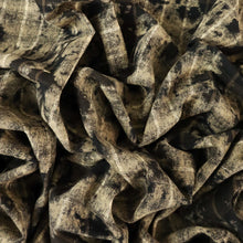 Load image into Gallery viewer, Bleach Effect Cotton Plaid Check - Nightshade Black