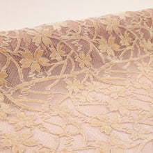 Load image into Gallery viewer, Floral Velvet Stretch Lace - Nude
