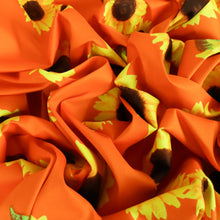 Load image into Gallery viewer, Cotton Rayon Sateen Print - Esplanade Sunflowers
