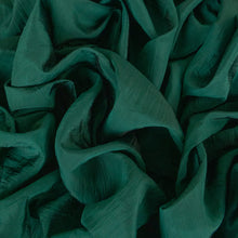 Load image into Gallery viewer, Lightweight Crinkle Satin - Emerald