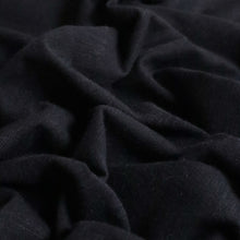 Load image into Gallery viewer, Linen Cotton Self Stripe Knit - Black