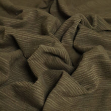 Load image into Gallery viewer, Linen Cotton Self Stripe Knit - Olive
