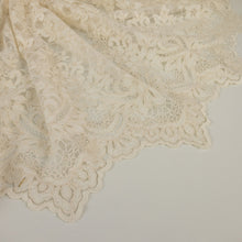 Load image into Gallery viewer, Embroidered Lace Designer End – Lula Vintage Cream