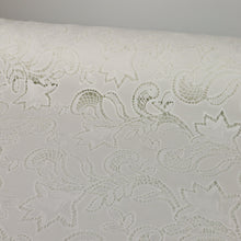 Load image into Gallery viewer, Embroidered Cotton Designer End – Medina White (Sold Out)