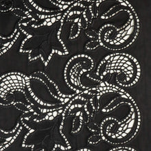 Load image into Gallery viewer, Embroidered Cotton Designer End – Medina Black