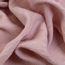 Load image into Gallery viewer, Viscose Crinkle Crepe - Petal Pink