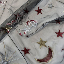 Load image into Gallery viewer, Pegasus Starburst Moon Mesh Deadstock- Black