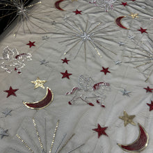 Load image into Gallery viewer, Pegasus Starburst Moon Mesh Deadstock- Black