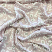 Load image into Gallery viewer, Leopard Digital Print Satin - Pale Pink