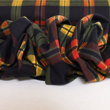 Load image into Gallery viewer, Plaid Cotton Lawn Deadstock - Black, Khaki & Orange