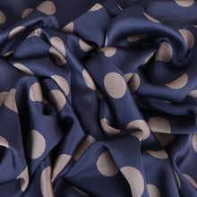 Load image into Gallery viewer, Spot Printed Satin Deadstock - Iris