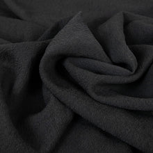 Load image into Gallery viewer, Japanese Textured Polyester Crepe Georgette - Black