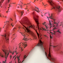 Load image into Gallery viewer, Red Floral Printed Viscose Deadstock - Red