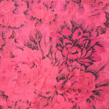 Load image into Gallery viewer, Red Floral Printed Viscose Deadstock - Red