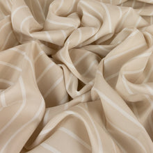 Load image into Gallery viewer, Cantina Viscose Stripe Shirting - Nude