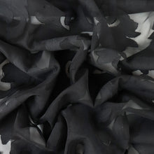 Load image into Gallery viewer, Silk Viscose Designer End – Rockaway Black Burnout