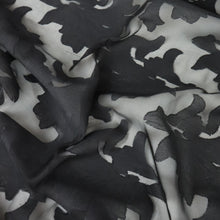 Load image into Gallery viewer, Silk Viscose Designer End – Rockaway Black Burnout