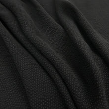 Load image into Gallery viewer, Japanese Sandwashed Cupro Piqué - Black