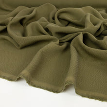 Load image into Gallery viewer, Japanese Sandwashed Cupro Piqué - Moss