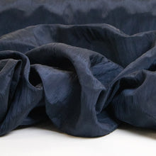 Load image into Gallery viewer, Lightweight Crinkle Satin - Navy