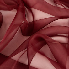 Load image into Gallery viewer, Silk Organza Deadstock - Burgundy