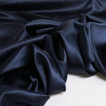 Load image into Gallery viewer, Lightweight Polyester Satin - Dark Navy