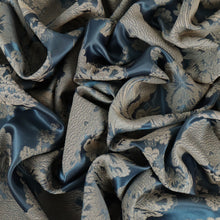 Load image into Gallery viewer, Sonata Two Tone Jacquard Satin – Denim Blue