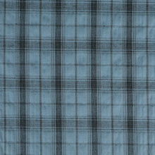 Load image into Gallery viewer, Washed Cotton Blend Plaid Check - Wynne Blue