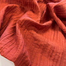 Load image into Gallery viewer, Crinkle Finish Tencel - Brick