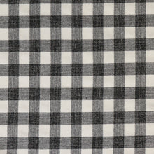 Load image into Gallery viewer, Viscose Woven Check Designer End - Lila Black and White