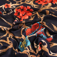 Load image into Gallery viewer, Printed Mesh Deadstock - Hibiscus Floral