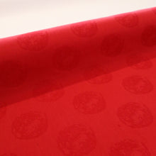 Load image into Gallery viewer, Linen Blend Woven Spot - Scarlet