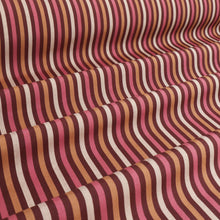 Load image into Gallery viewer, Cotton Yarn Dyed Stripe Designer End - Nara Berry Stripe
