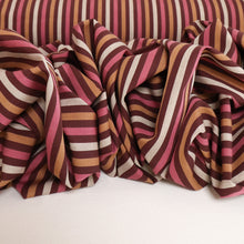 Load image into Gallery viewer, Cotton Yarn Dyed Stripe Designer End - Nara Berry Stripe