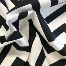 Load image into Gallery viewer, Printed Canvas - Black Chevron