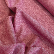 Load image into Gallery viewer, Lightweight Linen Cotton Crossweave - Raspberry