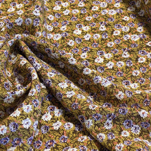 Load image into Gallery viewer, Vertigo Floral Print Crepe - Mustard