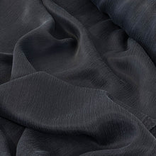 Load image into Gallery viewer, Japanese Sandwashed Cupro Crepe Back Crinkle Satin - Ink
