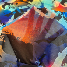 Load image into Gallery viewer, Digital Printed Mesh - Wildfire Blue