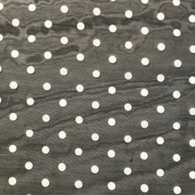 Load image into Gallery viewer, Polka Dot Organza - Black/White
