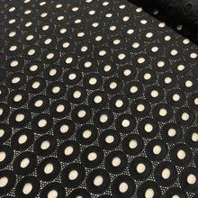 Load image into Gallery viewer, Heavy Crochet Cotton Lace Deadstock - Black