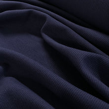 Load image into Gallery viewer, 250gsm Cotton Spandex Rib Knit - Navy