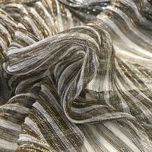Load image into Gallery viewer, Metallic Plissé Mesh - Silver