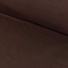 Load image into Gallery viewer, 250gsm Cotton Spandex Rib Knit - Chocolate