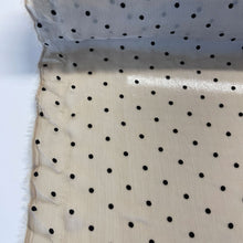 Load image into Gallery viewer, Japanese Polka Dot Crinkle Chiffon - Beige