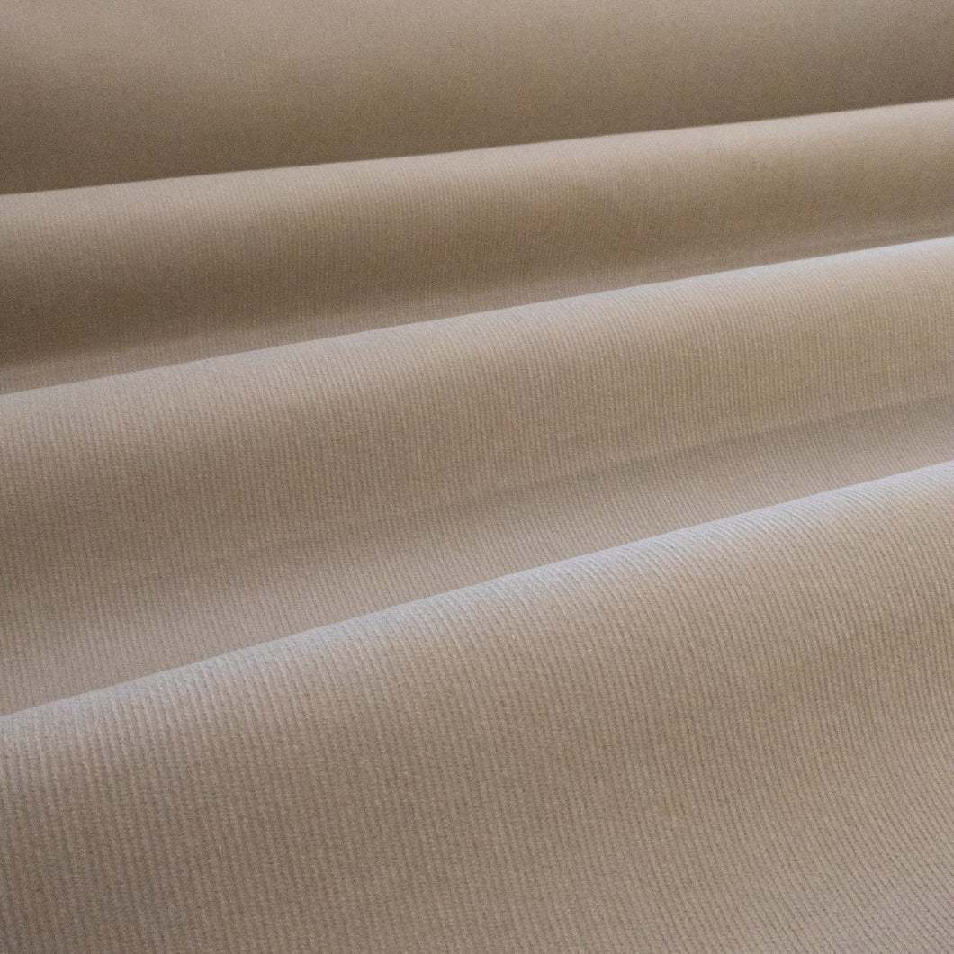 21 Pinwale Stretch Cotton Corduroy - Bone