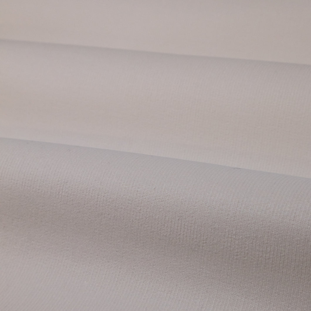 21 Pinwale Stretch Cotton Corduroy - White