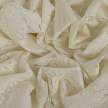 Load image into Gallery viewer, Anise Embroidered Monstera Lace Designer End – Vintage Cream
