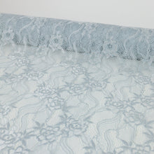Load image into Gallery viewer, Cotton Nylon Floral Lace Deadstock – Aquila Blue
