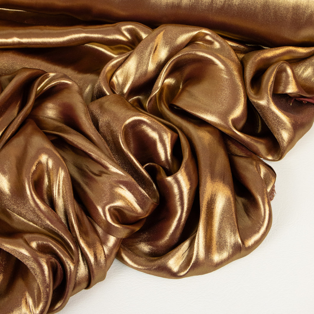 Assisi Italian Made Designer End - Copper Lurex
